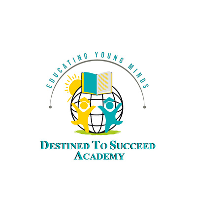 Destined to succeed academy educational logo logo logo design minimilist preschool logo vector