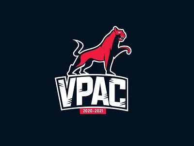 VPAC logo 2020 branding design flat logo minimalistic vector