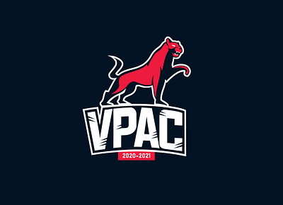 VPAC logo 2020 branding design flat logo minimalistic vector