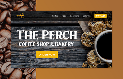 Coffee Shop Web Design adobe xd adobe xd design typography ui ux web web design web design and development web designer website