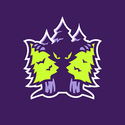 Woodland Monster Mascot Logo brand design brand identity branding design graphic design logo logo design mascot mascot design mascot logo