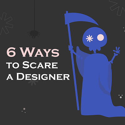 Halloween 🎃 Designers 👩‍🎨 Monsters! 👺 blog branding design flat illustration social media