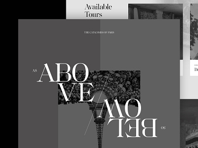 As Above, So Below - Mocktober 2020 dallas halloween halloween design horror layout mocktober monochrome monotone october parker peterson skulls typography ui ui design ux ux design web web design