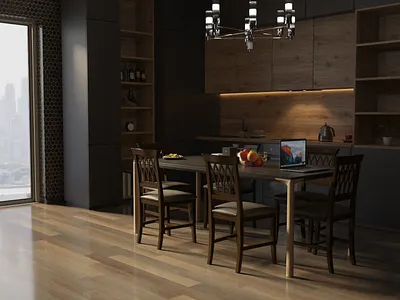 Kitchen 3d 3d max 3dmax design food interior model