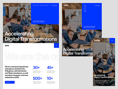 Core Web Solutions, Inc. Website 2020 branding design typography ui ui ux design ui design ui design ux design ui ux designer userinterfacedesign web design website