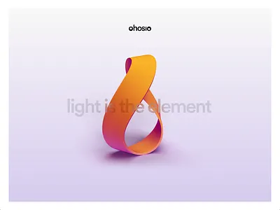 Ohosio - Website Card 3D Animation 3d 3d animation 3d art 3d modeling 3delement 3dimensional agonmustafa color design element inspirational layout user experience ux webdesign