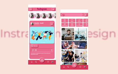 Soft UI Instagram Redesign android app branding design drawing graphic design illustration ios logo typography ui web
