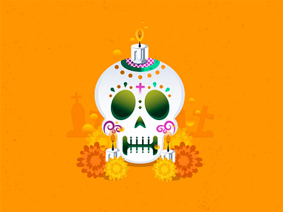 Skull death design detail digital illustration halloween halloween design icon illustration art illustrator cc skull skull art vector