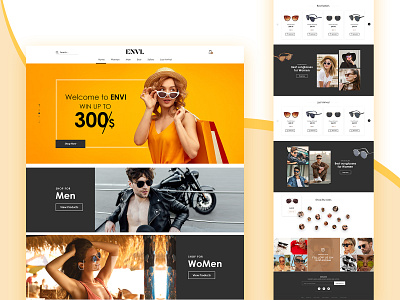 Envi Eye Wer creative creative design creative home page creative landing page eye wear landing paage eye wear landing paage goggles goggles design goggles design homepage landingpage sunglaaes design sunglaaes design sunglasses ui ui ux website design