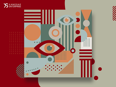 Egypt geometric adobe illustrator design illustration illustrator landingpage minimal vector web website