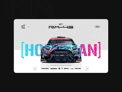 Ford Fiesta ST RX43 diseño web ford fiesta ken block st web website wrc