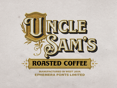 Uncle Sams font label label design label packaging labeldesign labels lettering logo texture typeface typo typogaphy typographic typography typography art victorian vintage