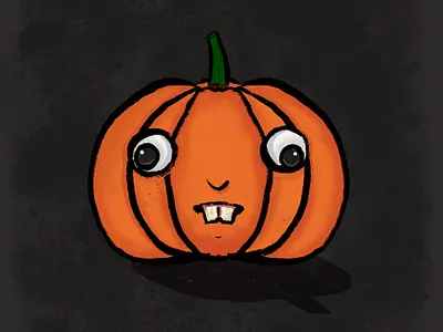 Little oblivious pumpkin halloween hallowenbash pumpkin