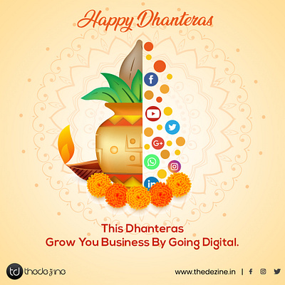 Dhanteras Creative Design creative socialmedia