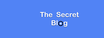 My Secret Blog branding design typography vector web website