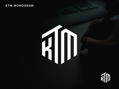 KTM Monogram australia branding branding design icon identity ktm ktm logo ktm monogram letter ktm logo lettermark logo logo logo mark logomark logotype modern logo monogram new york simple typography vector