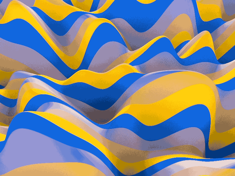 Striped Noise Displacer Ver.2 blob cinema4d gif liquid motion motion design stripe