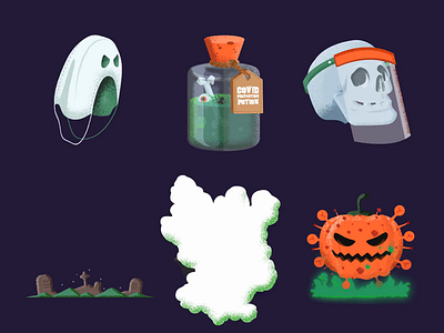 Spooky in Pandemic bat covid covid19 designsomethingspooky doot dracula face shield ghost graveyard halloween hand sanitizer mask potion pumpkin sanitizer skeleton skull vampire zombie