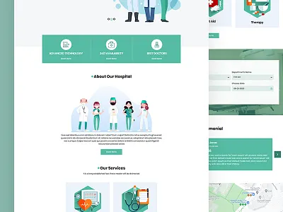 Thrine bootstrap clinic css dental healthcare html5 medical medicine responsive template