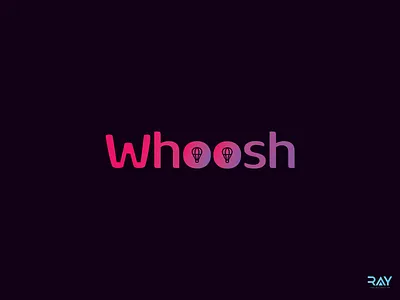 Logo - Whoosh balloon balloon logo brand design brand identity branding hot air balloon icon icon design identity design logo logo design logo icon logo mark mark rayphotostration symbol trendy design typography