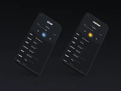 Simple Radio Player mobile ui music player radio uidesign