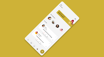 Challenges app app app design design gold illustration mobile app mobile design social social media socialmedia tunisia ui ux