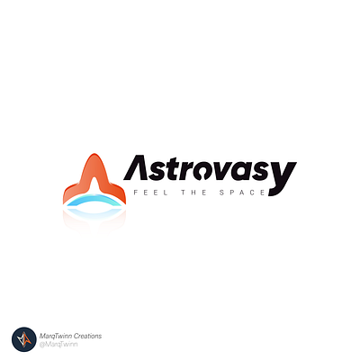 Astrovasy | Logo Design Concept astronomy branding design flat graphic design illustration logo magazine logo minimal space typography vector