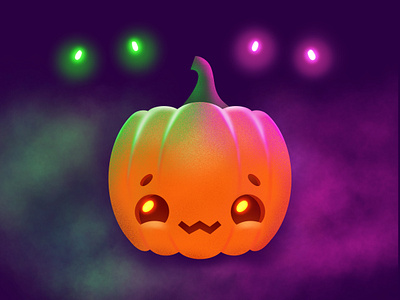 Happy Halloween Guys! 🎃👻 character cute halloween illustration illustrator procreate pumpkin spooky