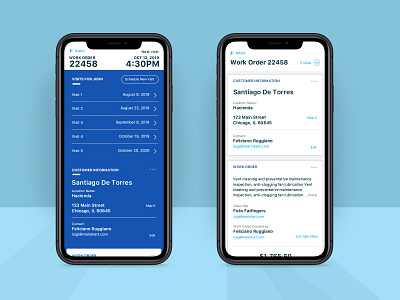 Information Density - Mobile UI information density mobile layout ux work order