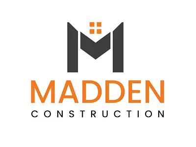 Madden construction logo project building logo concept construction construction logo designinggeeks illustration m logo madden construction madden construction