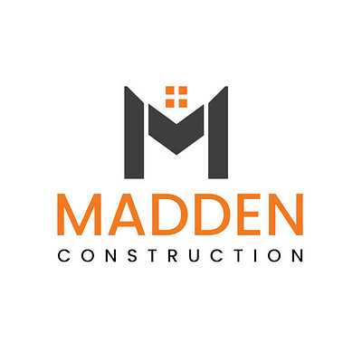 Madden construction logo project building logo concept construction construction logo designinggeeks illustration m logo madden construction madden construction