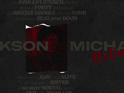 Happy Halloween 2020 coverart design grunge texture halloween michaeljackson thriller typography