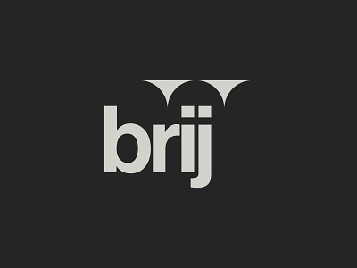 Brij logo branding design identity letterforms lettering logo mark vector wordmark