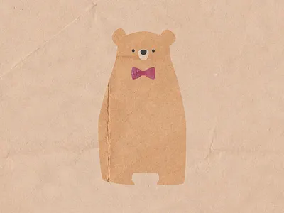 Meet Frederik bear character characterdesign characters childrensillustration collage collages concept creative cute digitalart fun illustration