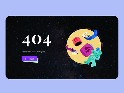 404 Page 404 404 error page brand identity cards ui dark ui delhi illustration india landing design landing page landing page design rahul kumar space typography uipapa website website concept