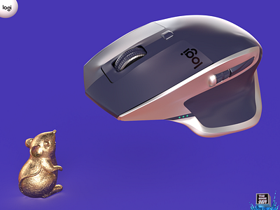 Inktober Prompt - Rodent 3d behance blender 3d branding cinema4d computer mouse cyclesrender design dribbble free logitech logitech mouse pandemic