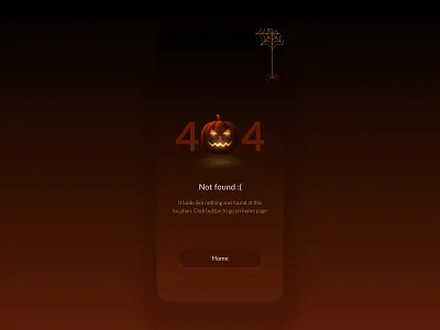 Halloween 404 page 404 404 page halloween halloween design identity illustration ui ui ux ui design uiux
