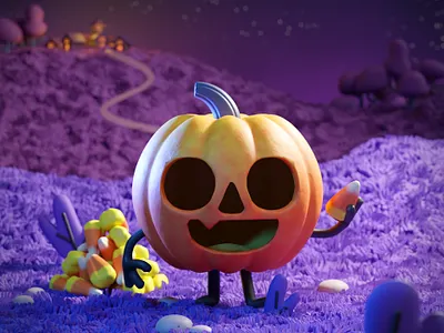 Happy Halloween! 3d 3d art art blender character art cute design digital illustration