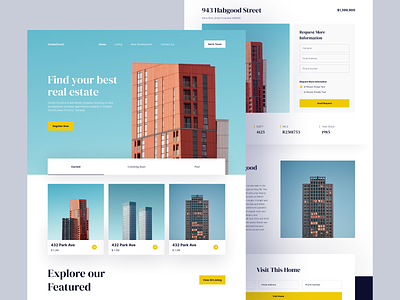 Live🔥 - CondoCircuit, Real Estate Website about us appartment book booking coding contact us detail footer homepage hotel landing page live project real real estate web web design website