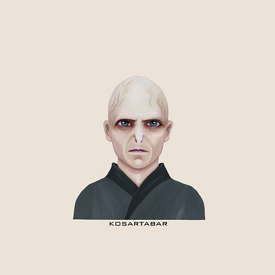 Lord Voldemort animation character design digital paint digital painting digitalart harrypotter illustration photoshop wacom intuos