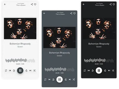 Music Player music queen ui uidesign uiux uiuxdesign ux ux ui uxdesign