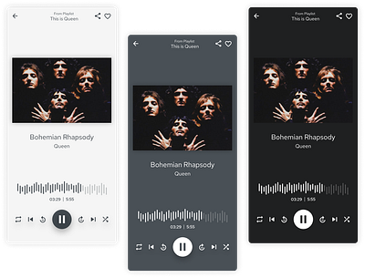 Music Player music queen ui uidesign uiux uiuxdesign ux ux ui uxdesign