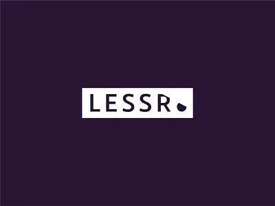 LESSR (Boxed) branding design logo logo design lonely viking monotone shane rielly typography vector