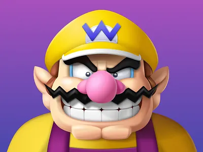 Wario design figma illustration mario vector wario