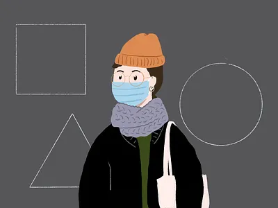 Going outside design illustration illustrator procreate profile