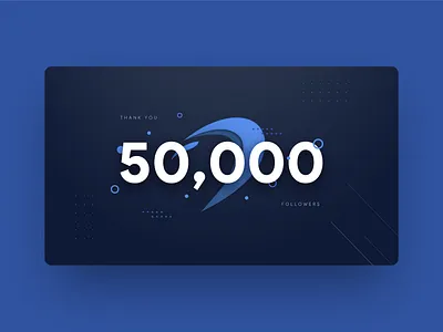 Dashe 50k Celebration Graphic app branding design flat graphic design icon illustration logo minimal vector