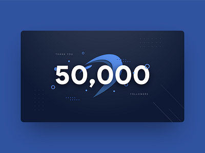 Dashe 50k Celebration Graphic app branding design flat graphic design icon illustration logo minimal vector