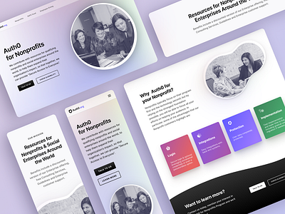 Auth0.org Website branding bright colorful community csr nonprofit product design social impact tech tech website ui ui design ux ux design web web design web ui website website design