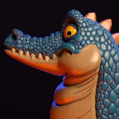 Lizard 3D Model 3d 3d art 3d artist c4d charactedesign characterdesign cinema 4d motion design render zbrush