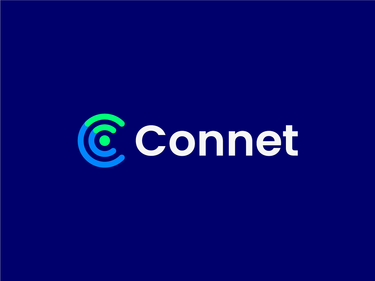 Connet- Logo Design for Internet Service Company by Abu Talha on Dribbble